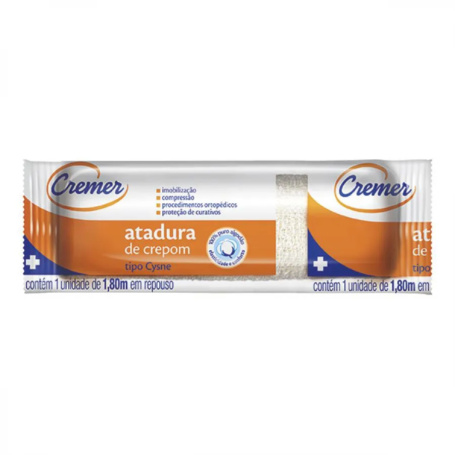 Atadura Cremer Cysne 12cmx1,8m — Cremer | Farmácia Resyla
