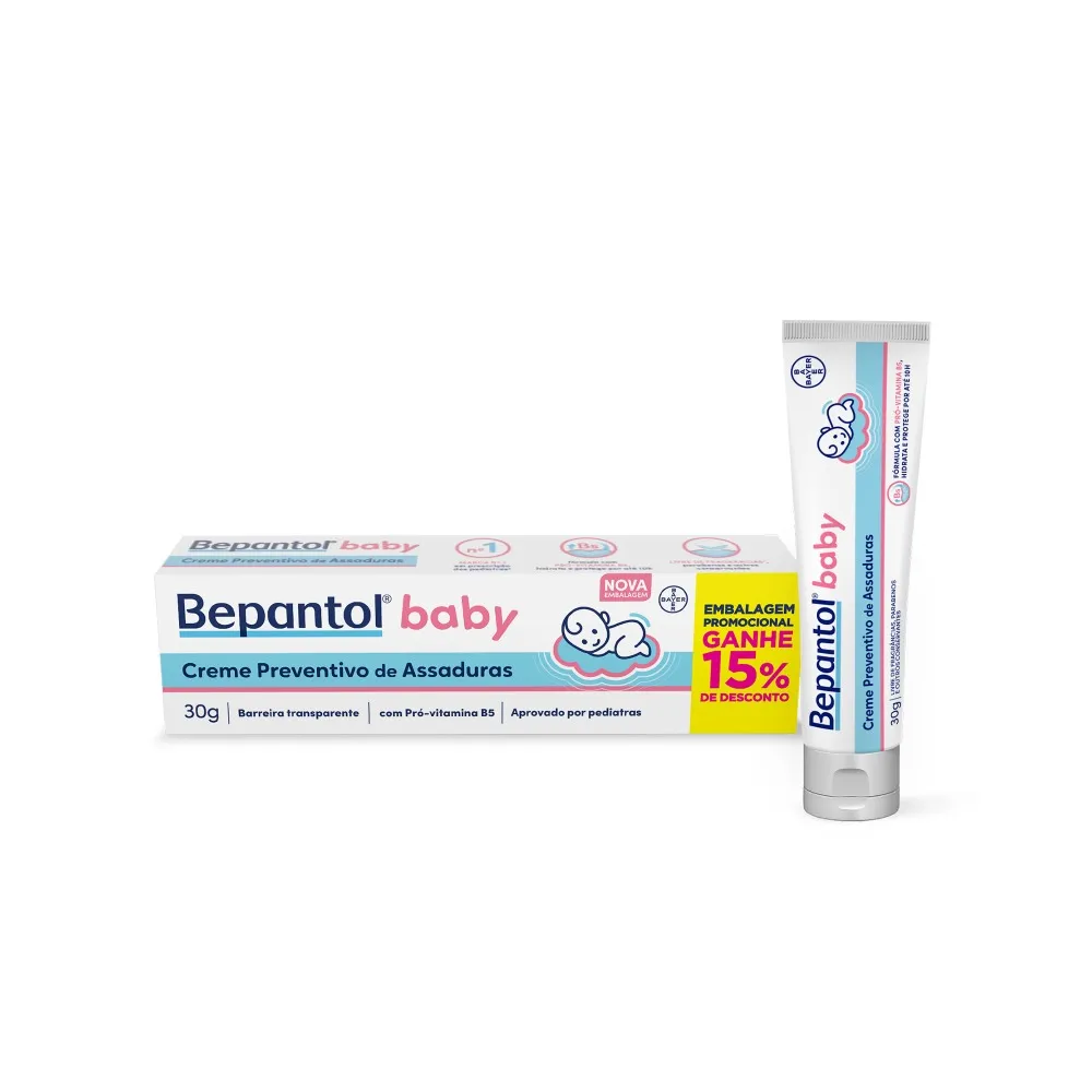 Creme Preventivo De Assaduras Para Bebês Bepantol Baby 30g — Bepantol | Farmácia Resyla