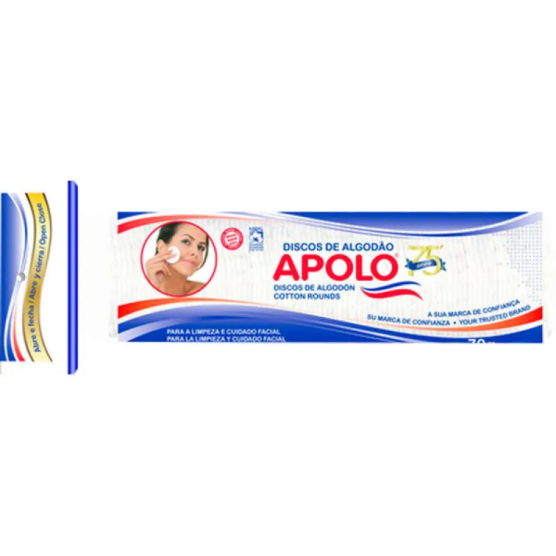 Discos de Algodão Apolo 70g — Apolo | Farmácia Resyla