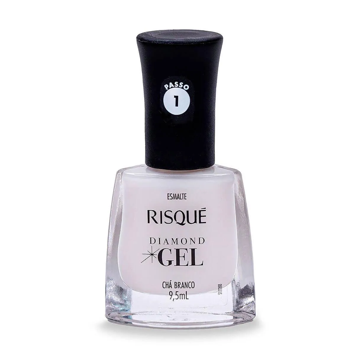 Esmalte Risqué Diamond Gel Chá Branco Hipoalergênico com 9,5ml — Risqué | Farmácia Resyla