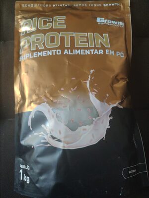 Growth Supplements Rice Protein - Proteína de Arroz (Suplemento Alimentar em Pó) — Growth | Farmácia Resyla