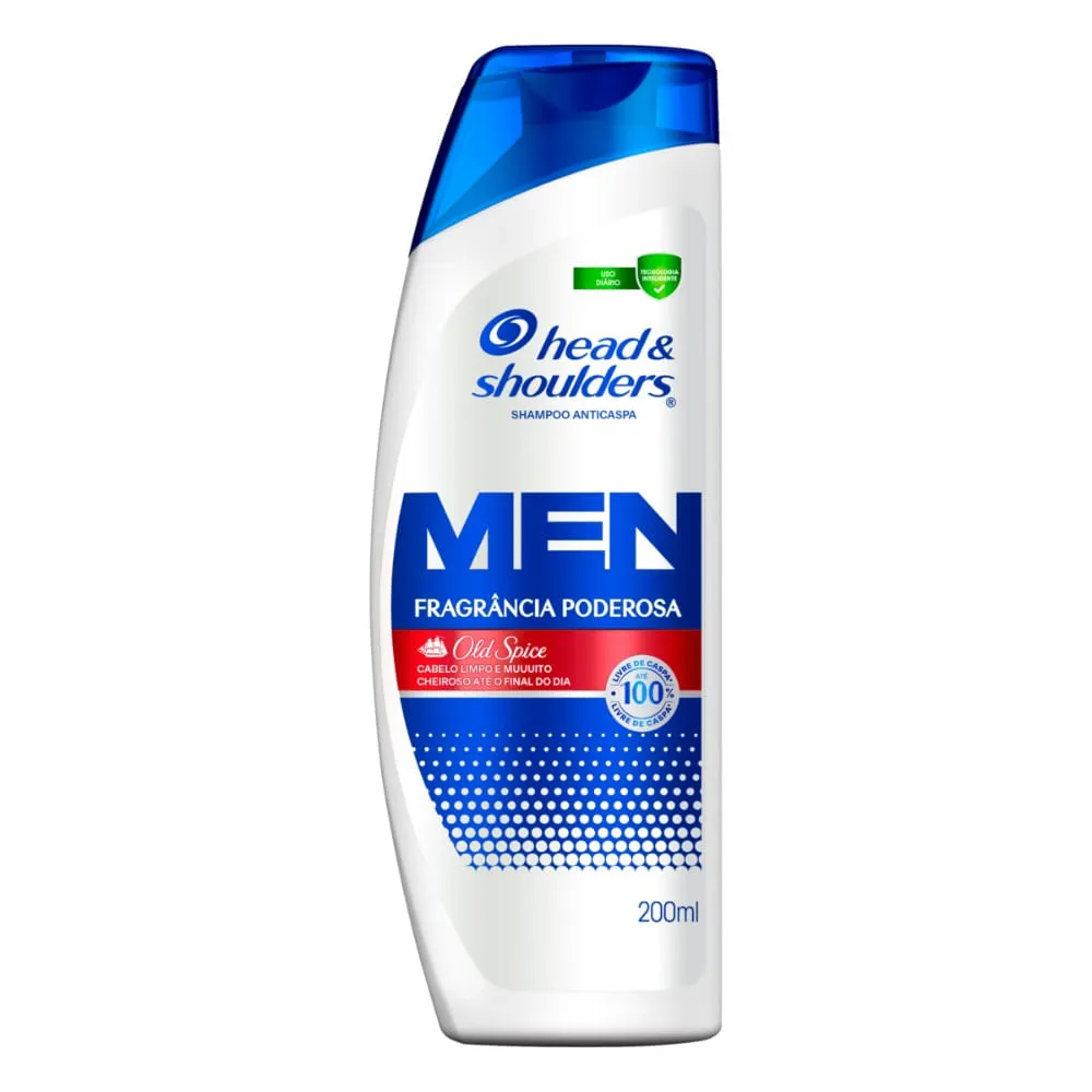 Shampoo Head Shoulders Men 200ml Old Spice — Old Spice | Farmácia Resyla