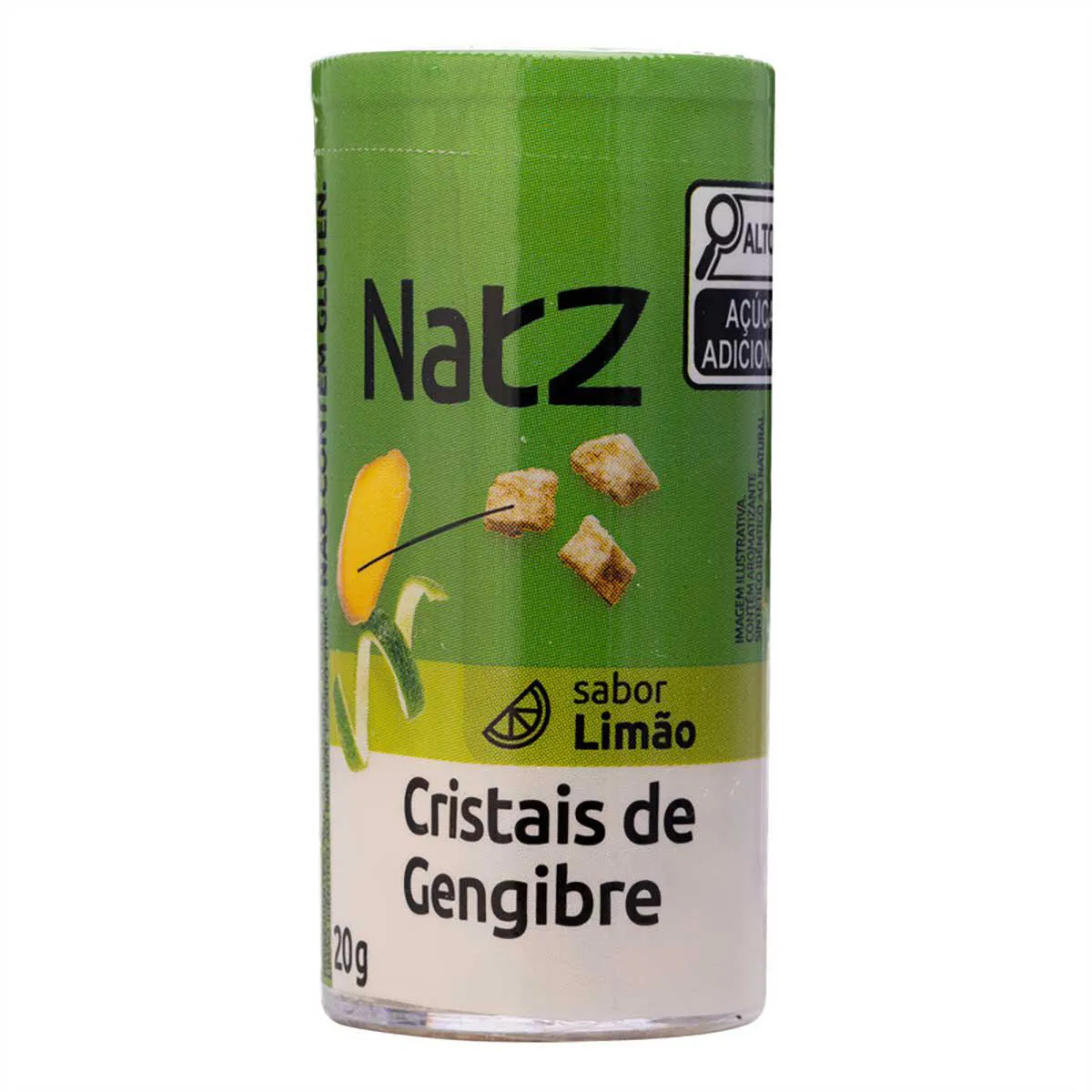 Cristais de Gengibre e Limão Natz 20g — Natz | Farmácia Resyla