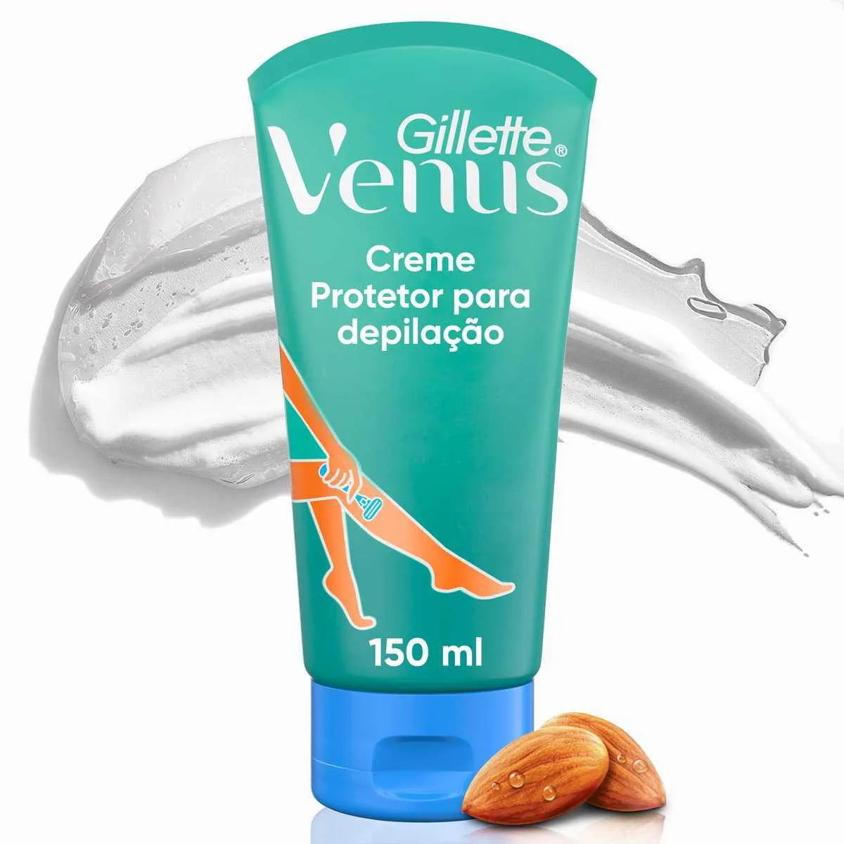 Creme Protetor para Depilação Gillette Venus Suavidade e Maciez 150ml — Gillette | Farmácia Resyla