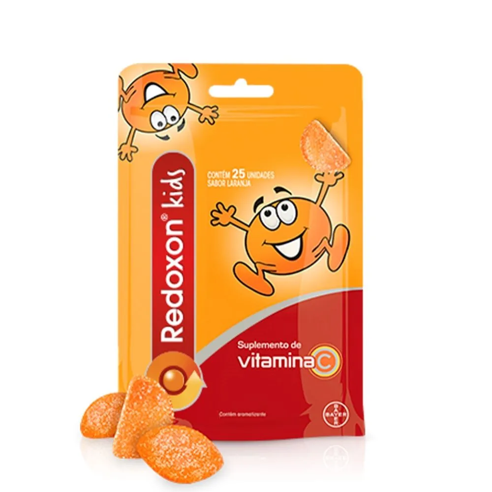 Suplemento Vitamina C Redoxon Kids Laranja 25 Gomas — Redoxon | Farmácia Resyla