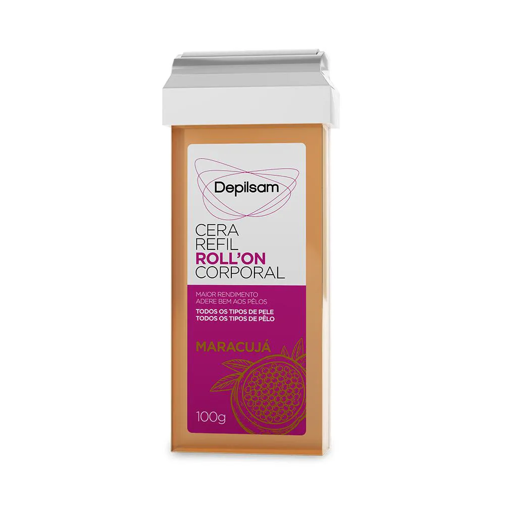 Cera Refil Roll-on Corporal Depilsam Maracujá 100g — Depilsam | Farmácia Resyla