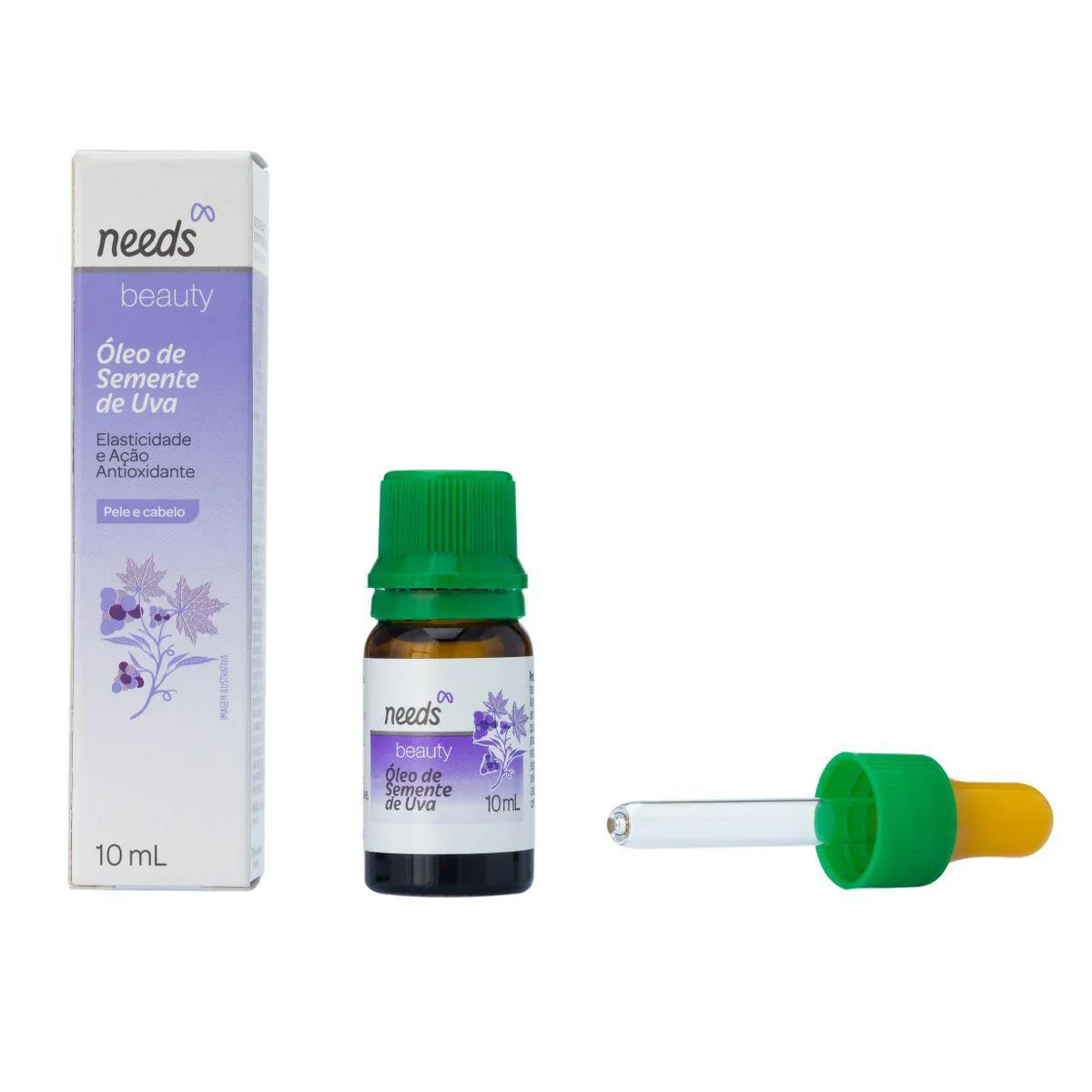 Óleo de Semente de Uva Needs Beauty Pele e Cabelo 10ml — Needs Beauty | Farmácia Resyla