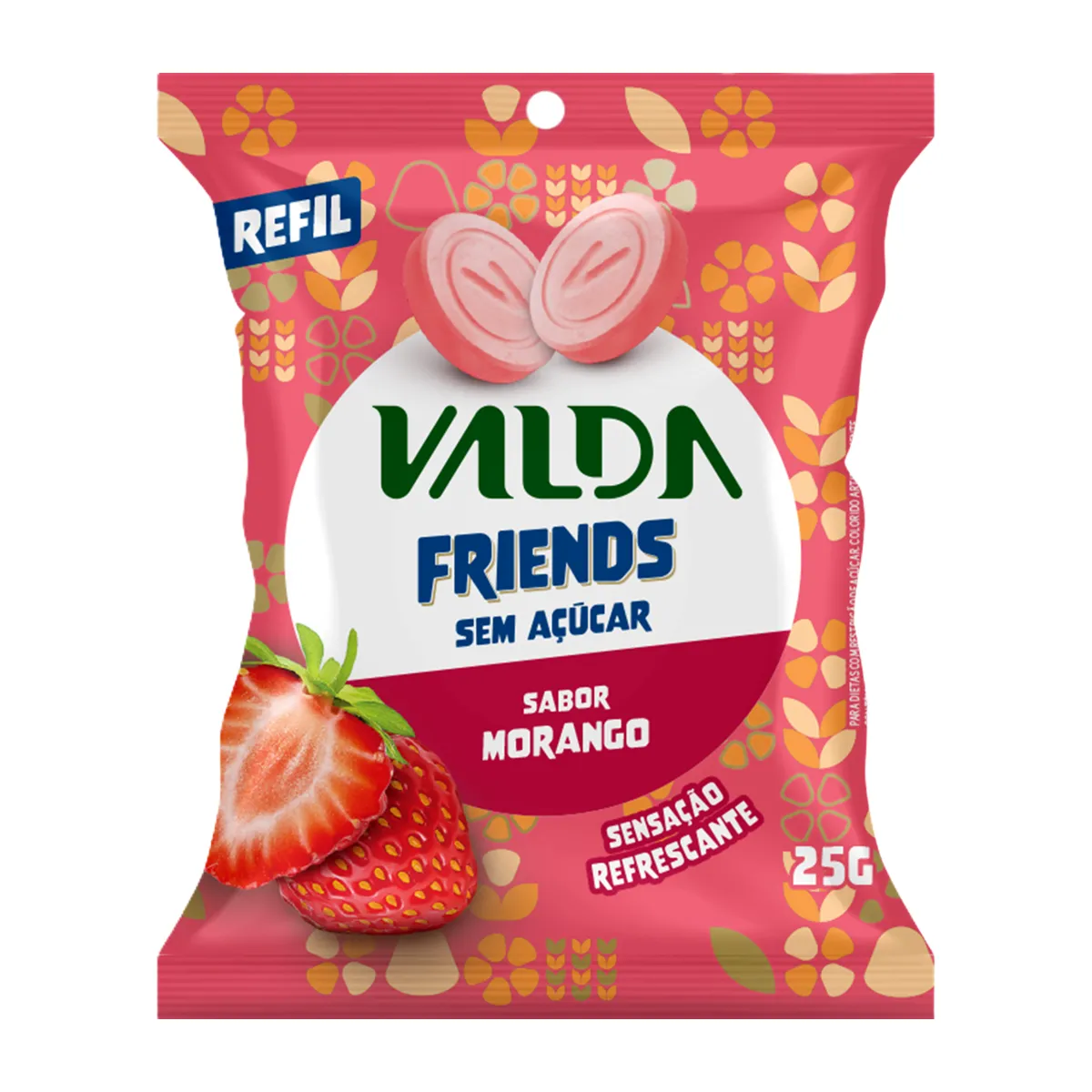Pastilhas Valda Friends Morango 25g — Valda | Farmácia Resyla