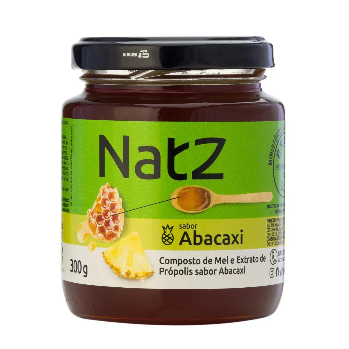 Composto de Mel e Própolis Natz Abacaxi 300g — Natz | Farmácia Resyla