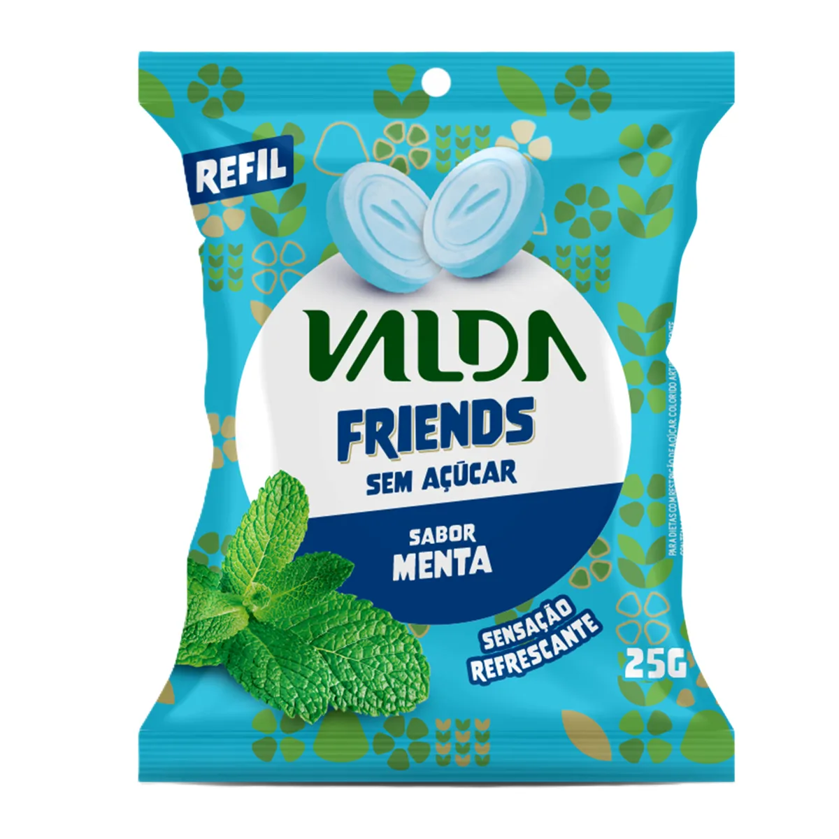 Pastilhas Valda Friends Mentol Eucaliptol Sem Açúcar 25g — Valda | Farmácia Resyla