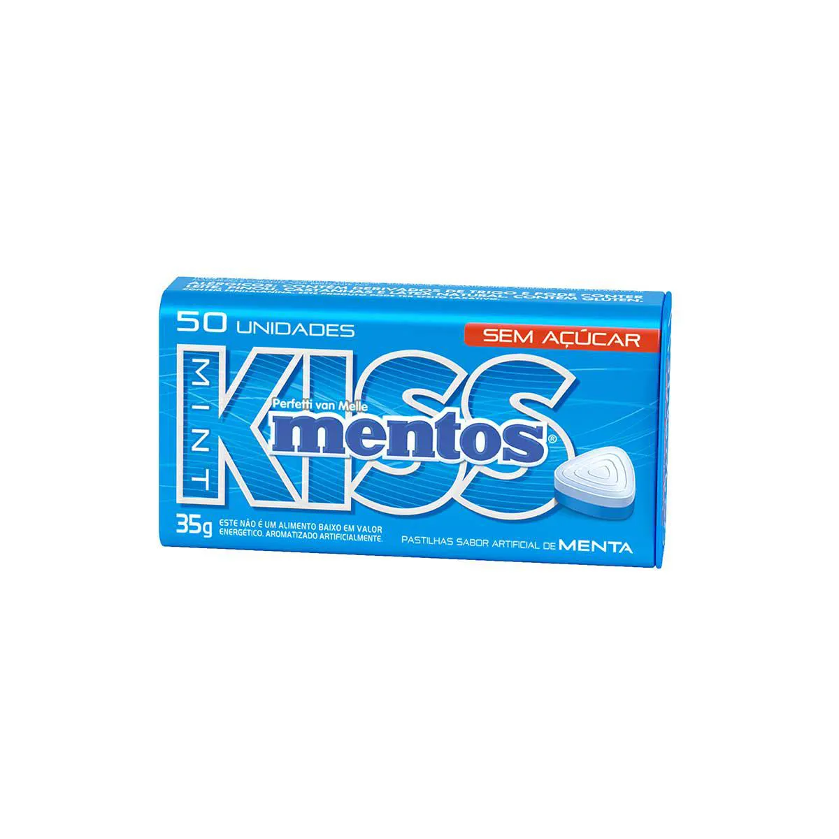 Bala Kiss Mentos Sabor Menta Sem Açúcar 50 unidades — Kiss | Farmácia Resyla
