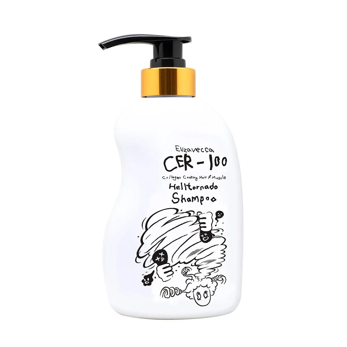 Shampoo Elizavecca Cer-100 Collagen Hair A+ Muscle Tornado 500ml — Elizavecca | Farmácia Resyla