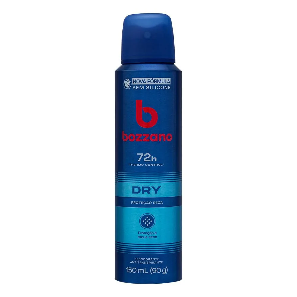 Desodorante Bozzano Masculino Aerossol 150ml Dry — Bozzano | Farmácia Resyla