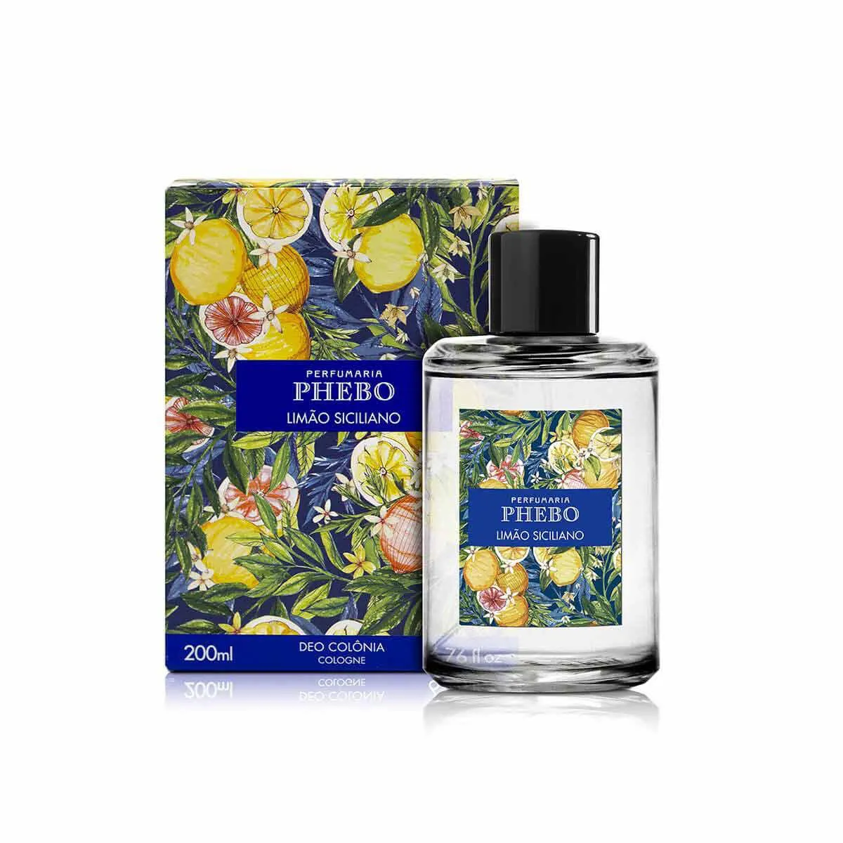 Deo Colônia Phebo Mediterrâneo Limão Siciliano com 200ml — Phebo | Farmácia Resyla