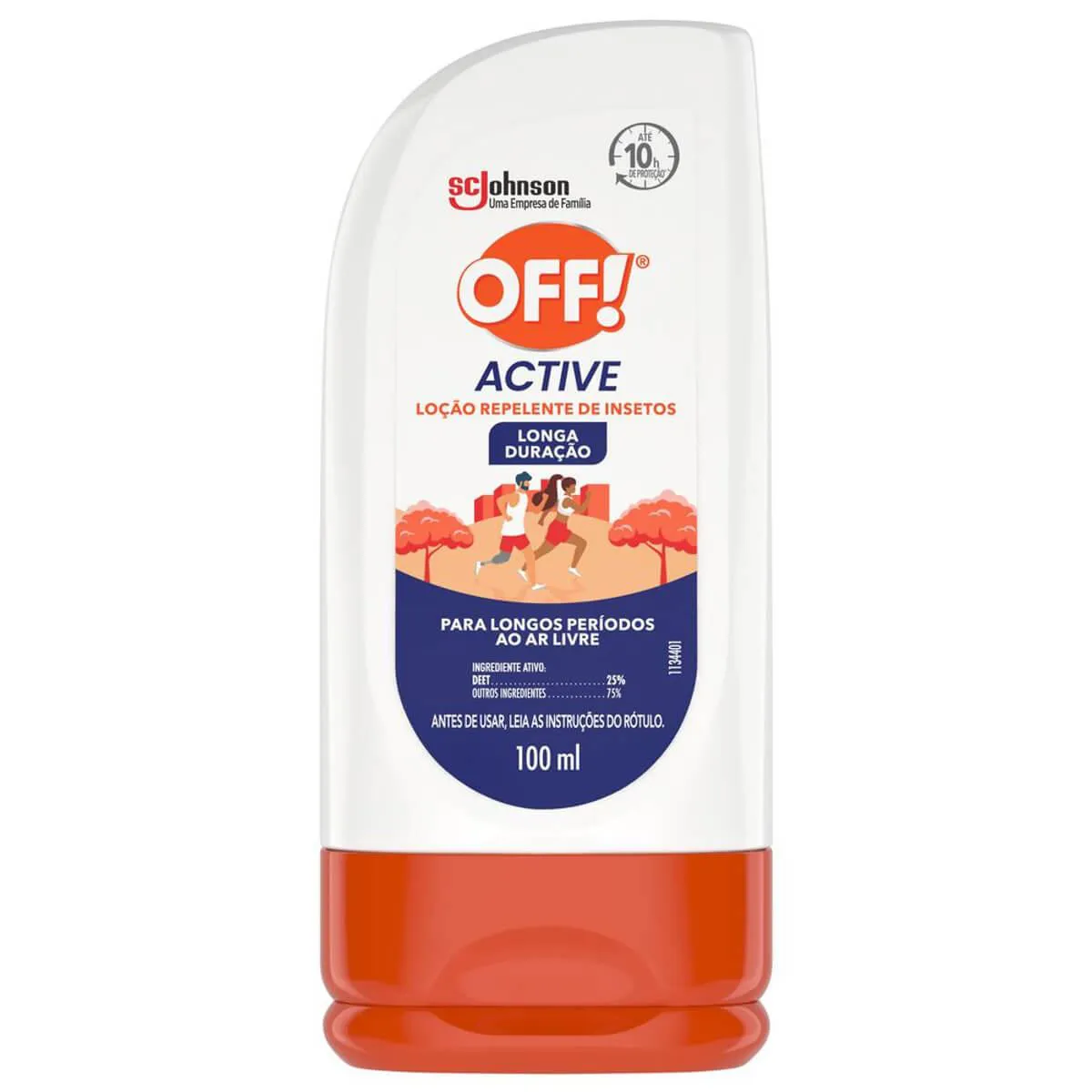 Repelente de Insetos Off! Active com DEET Longa Duração Loção 100ml — Off! | Farmácia Resyla