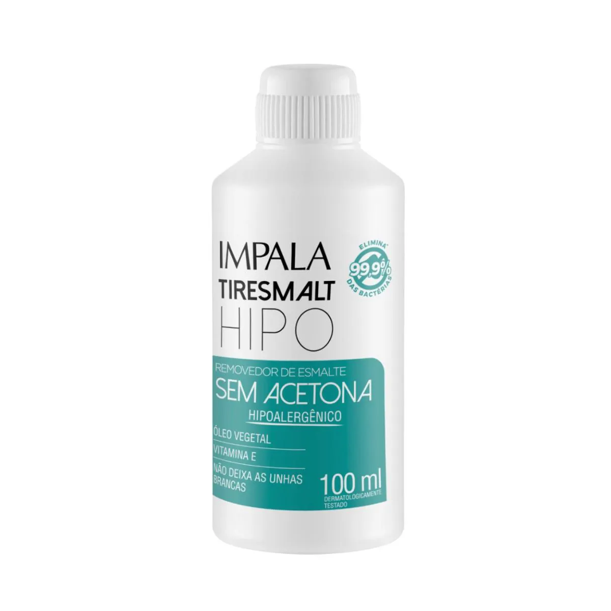 Removedor de Esmalte sem Acetona Tiresmalt Impala Hipo 100Ml — Impala | Farmácia Resyla