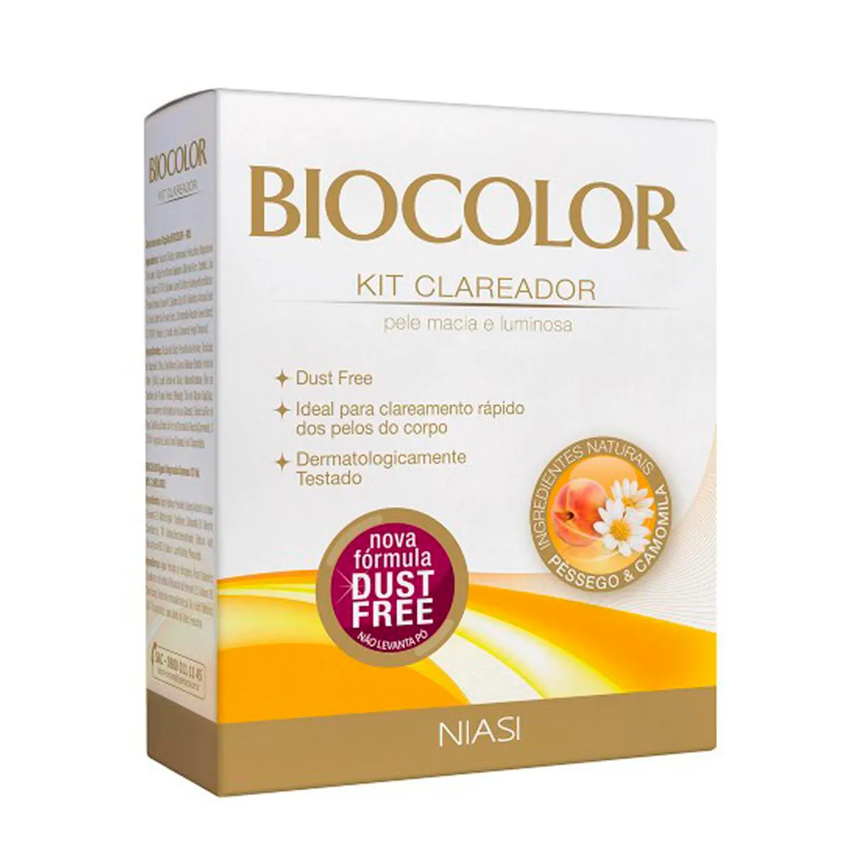 Kit Clareador Descolorante de Pelos Biocolor Água Oxigenada 12 Volumes + Sachê Pó Descolorante 1 Unidade — Biocolor | Farmácia Resyla