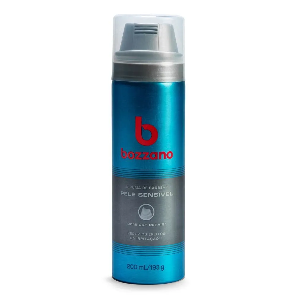 Espuma De Barbear Bozzano Pele Sensível 193g — Bozzano | Farmácia Resyla