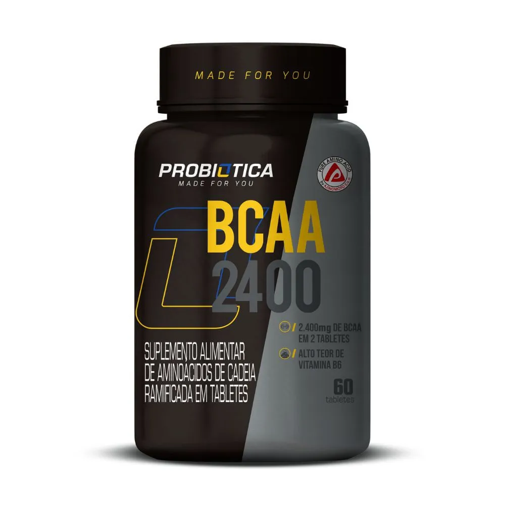 Bcaa 2400mg Probiotica Com 60 Tabletes — Probiotica | Farmácia Resyla