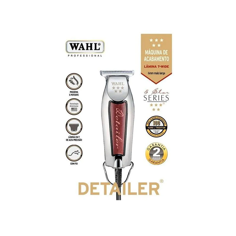 Máquina de Acabamento Wahl Detailer Bivolt — Wahl | Farmácia Resyla