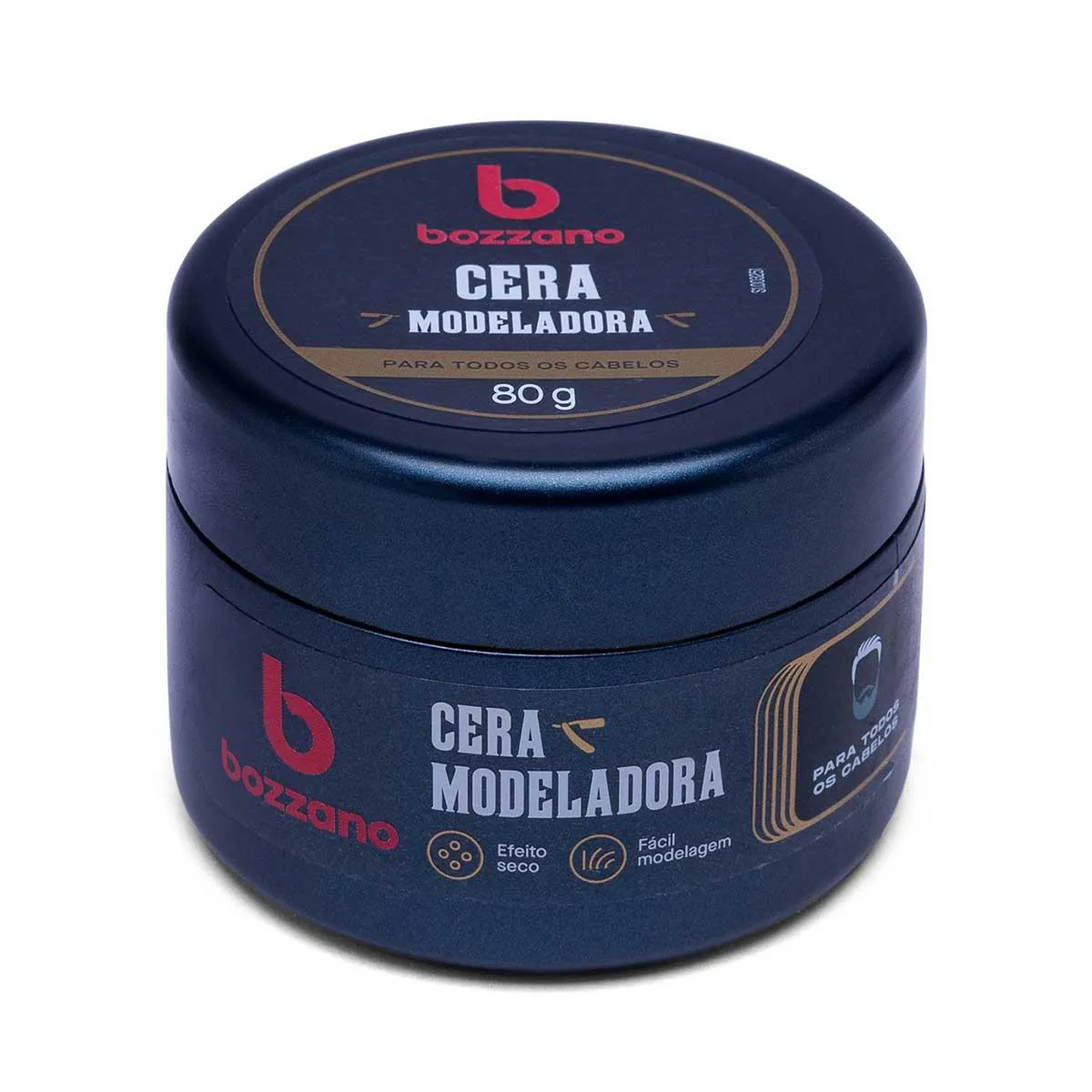 Cera Modeladora Capilar Bozzano Efeito Seco com 80g — Bozzano | Farmácia Resyla