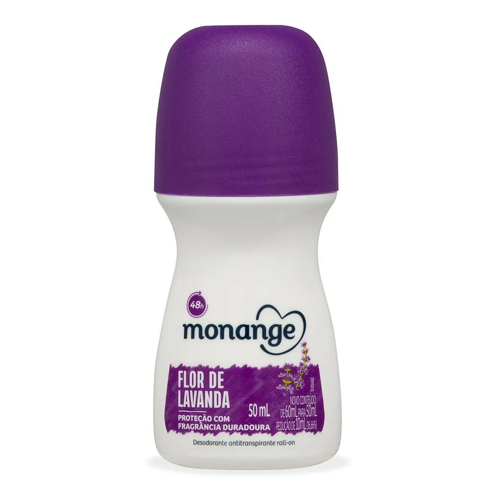 Desodorante Monange Feminino 50ml Roll On Flor De Lavanda — Monange | Farmácia Resyla