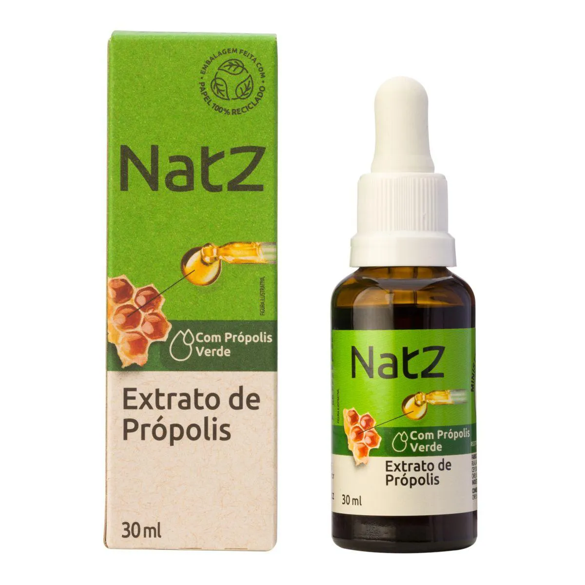 Extrato de Própolis Verde Natz Com Álcool 30ml — Natz | Farmácia Resyla