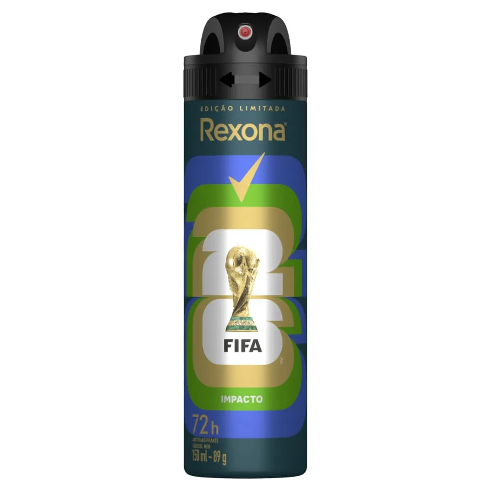 Antitranspirante Aerossol Rexona Men Impacto 150ml — Rexona | Farmácia Resyla