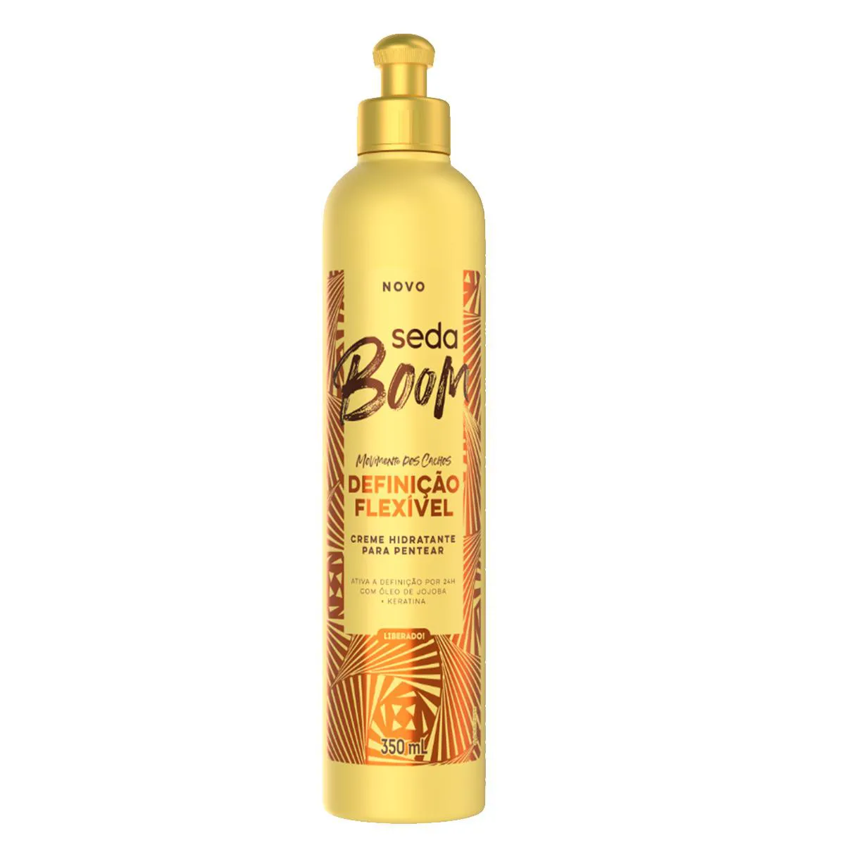 Creme Hidratante para Pentear Cabelo Cacheado Ondulado Seda Boom Pro Curvatura 350ml — Seda | Farmácia Resyla