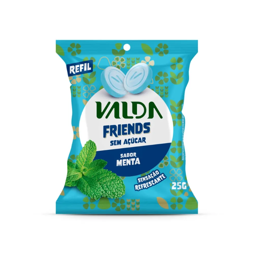 Pastilha Sem Acucar Valda Friends 25g — Valda | Farmácia Resyla