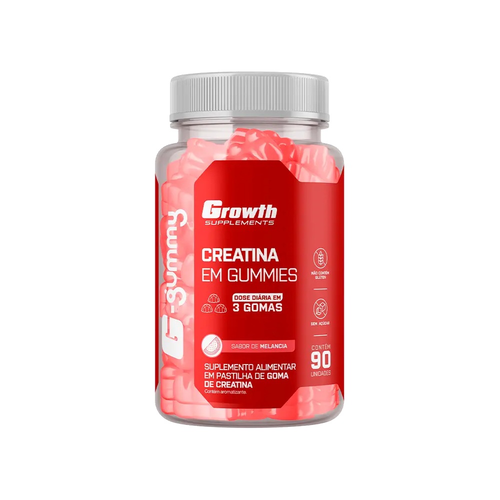 Growth Creatina G-Gummy 360g (Melancia) — Growth | Farmácia Resyla