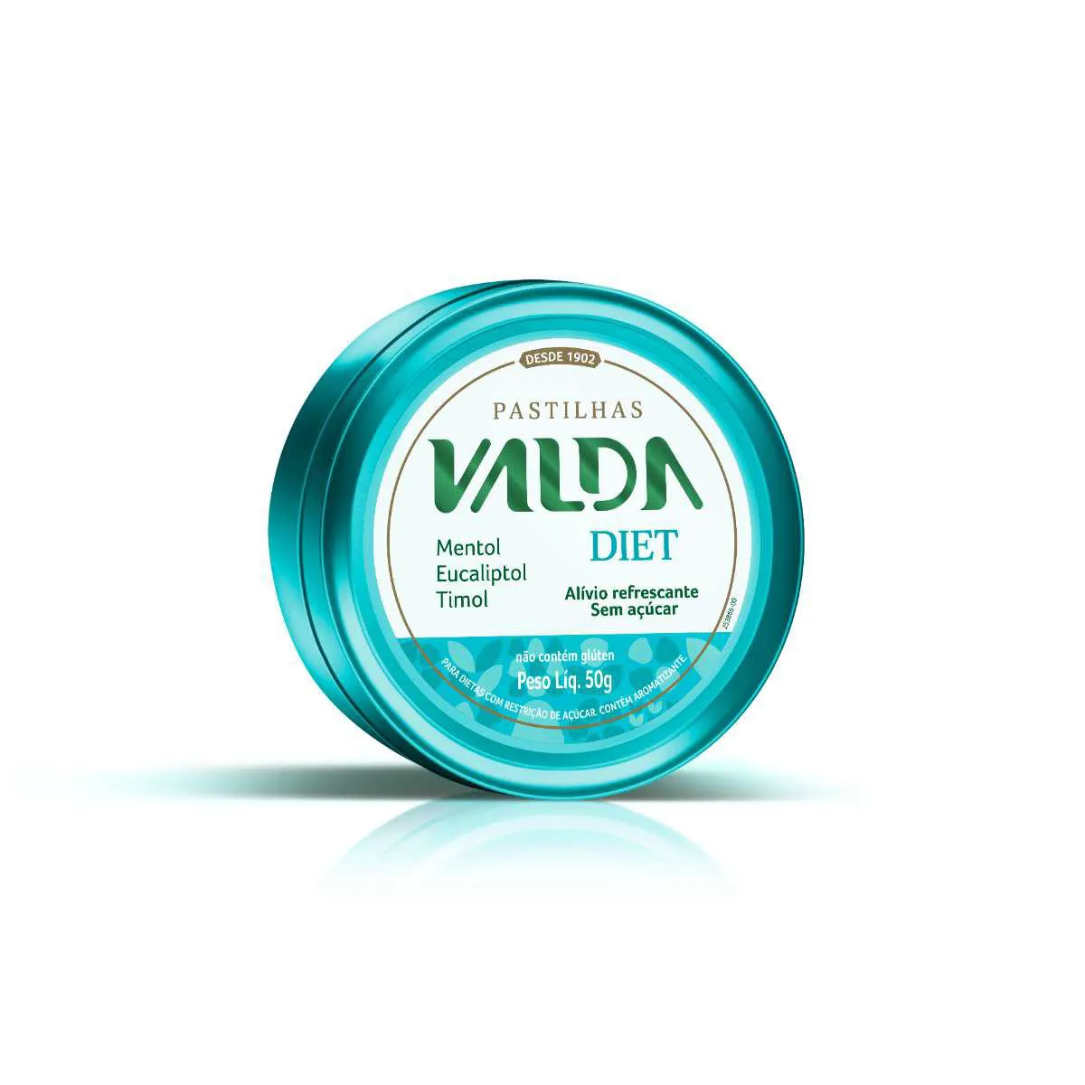 Pastilha Valda Diet Lata 50g — Valda | Farmácia Resyla