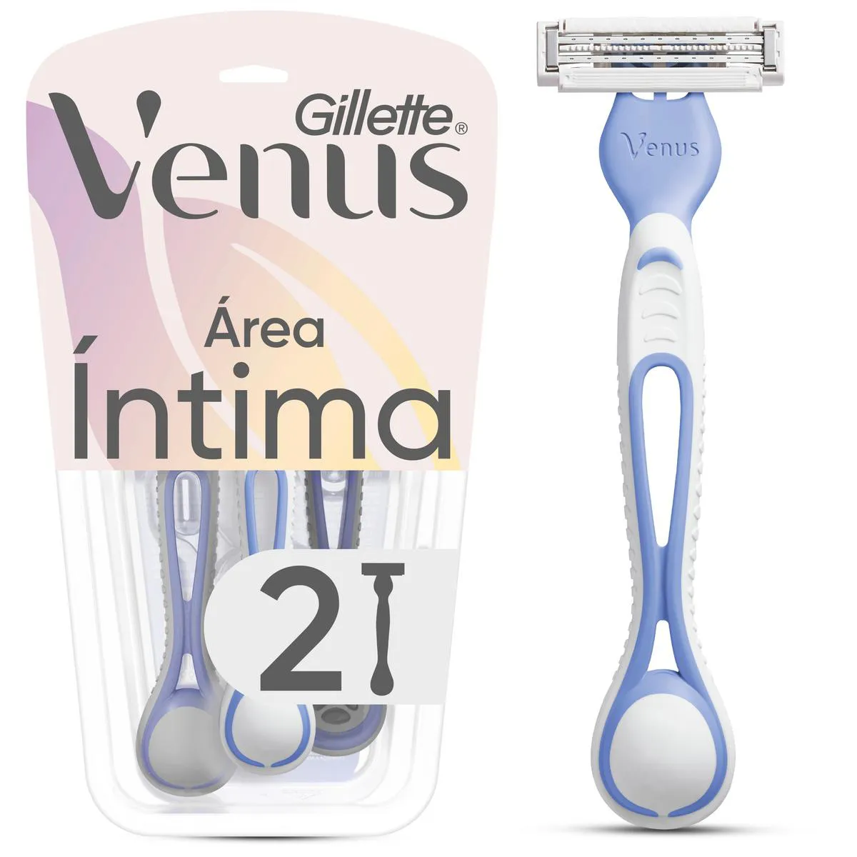 Aparelho de Depilar Descartável Gillette Venus Íntima 2 Unidades — Gillette | Farmácia Resyla