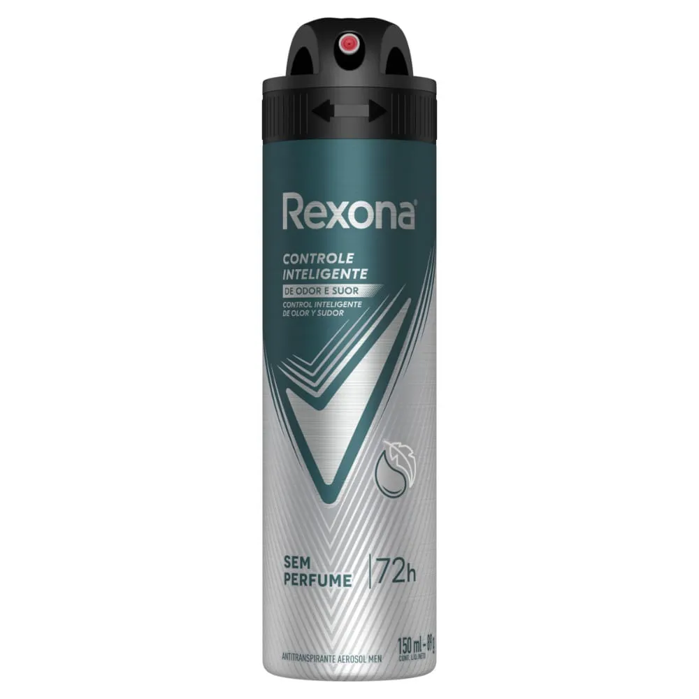 Antitranspirante Aerossol Rexona Men Sem Perfume 150ml — Rexona | Farmácia Resyla