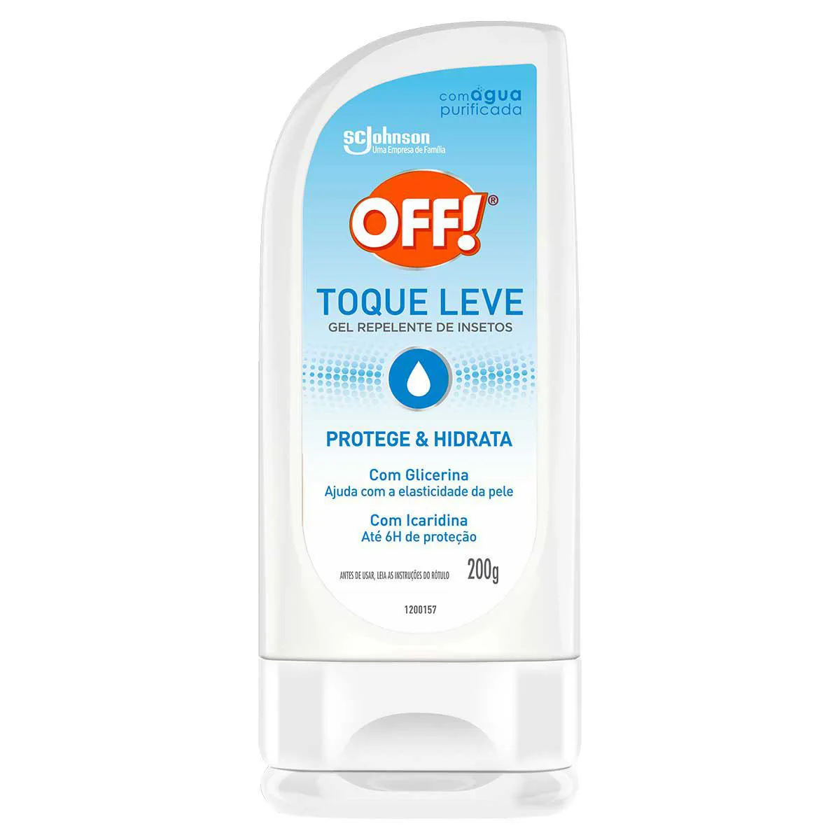 Repelente em Gel Off! Toque Leve Icaridina Sem Perfume 200g — Off! | Farmácia Resyla