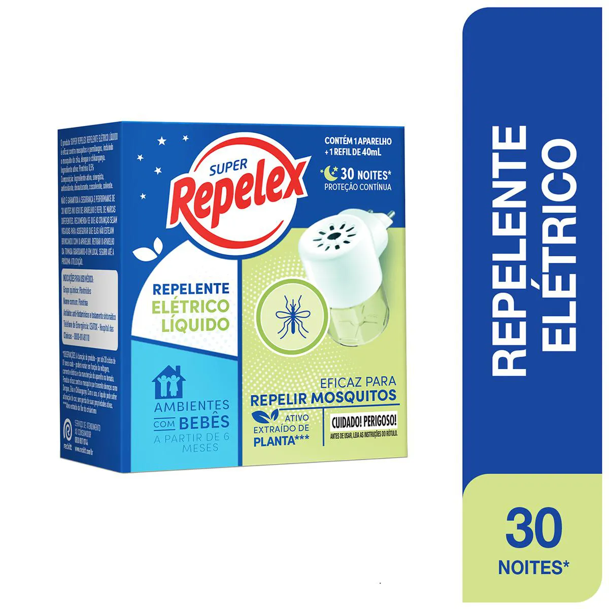 Kit Repelex Aparelho Elétrico + Repelente 30 Noites 40ml — Repelex | Farmácia Resyla