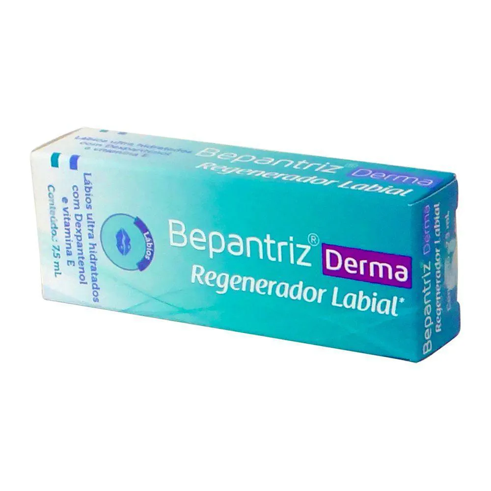 Dexapantenol - Bepantriz Derma Regenerador Labial 7,5ml — Bepantriz | Farmácia Resyla