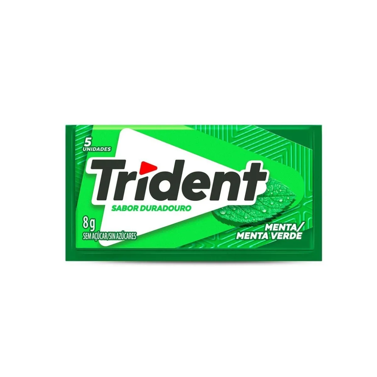 Goma de Mascar Trident Menta Sem Açúcar 8g — Trident | Farmácia Resyla