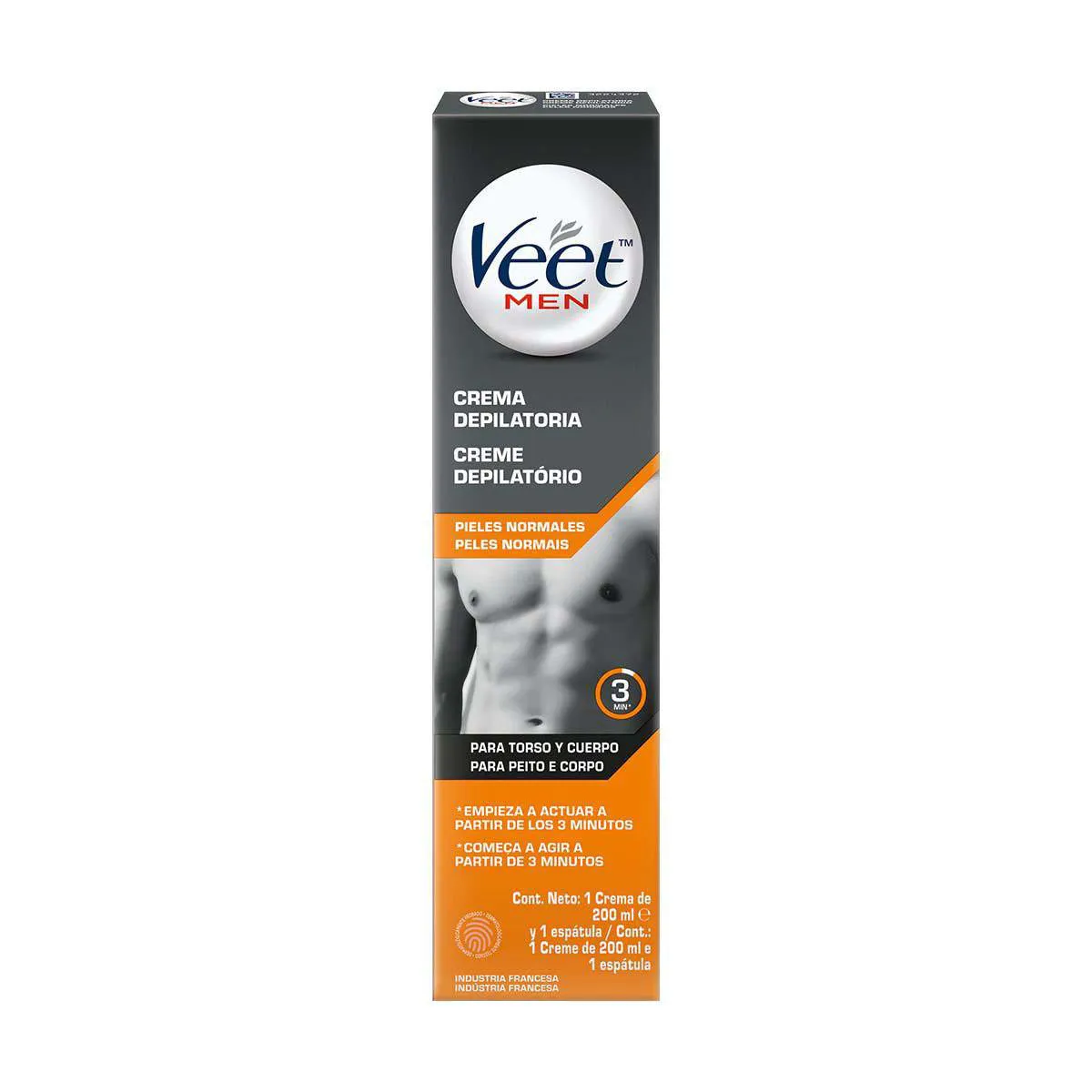 Creme Depilatório Veet Men Pele Normal 200ml — Veet | Farmácia Resyla