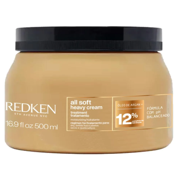 Máscara de Hidratação Redken All Soft Heavy Cream 500ml — Redken | Farmácia Resyla