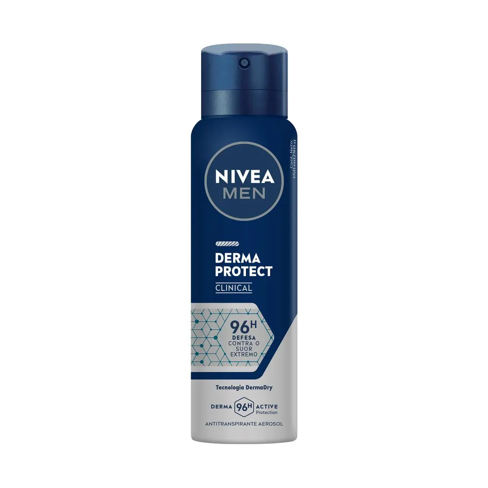 Desodorante Antitranspirante Aerossol Nivea Men Clinical Derma Protect 150ml — Nivea | Farmácia Resyla
