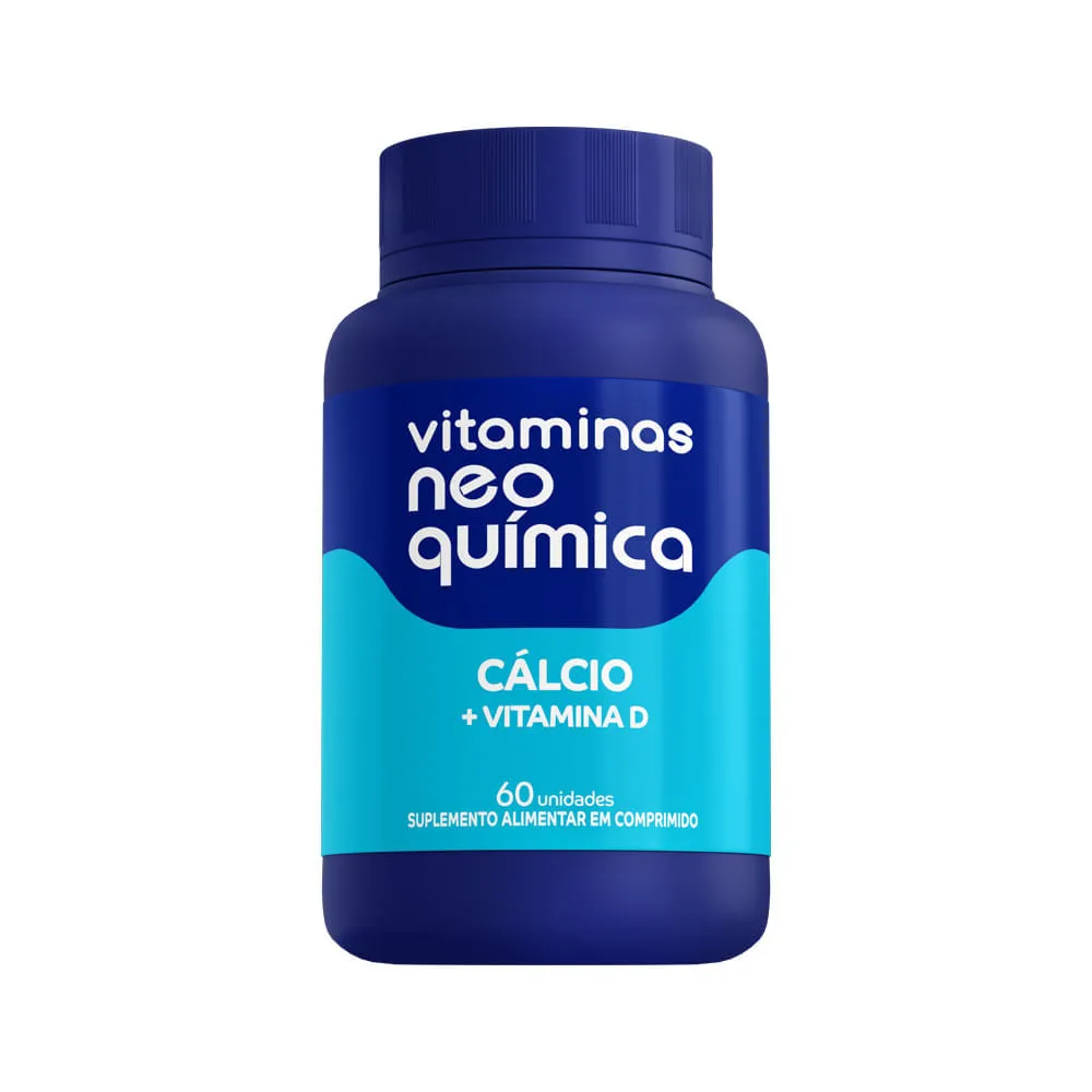 Calcio + Vitamina D Neo Quimica Com 60 Comprimidos — Neo Química | Farmácia Resyla