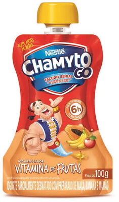 Nestlé Iogurte Parcialmente Desnatado Vitamina De Frutas Chamyto Go Squeeze 100g — Nestlé | Farmácia Resyla