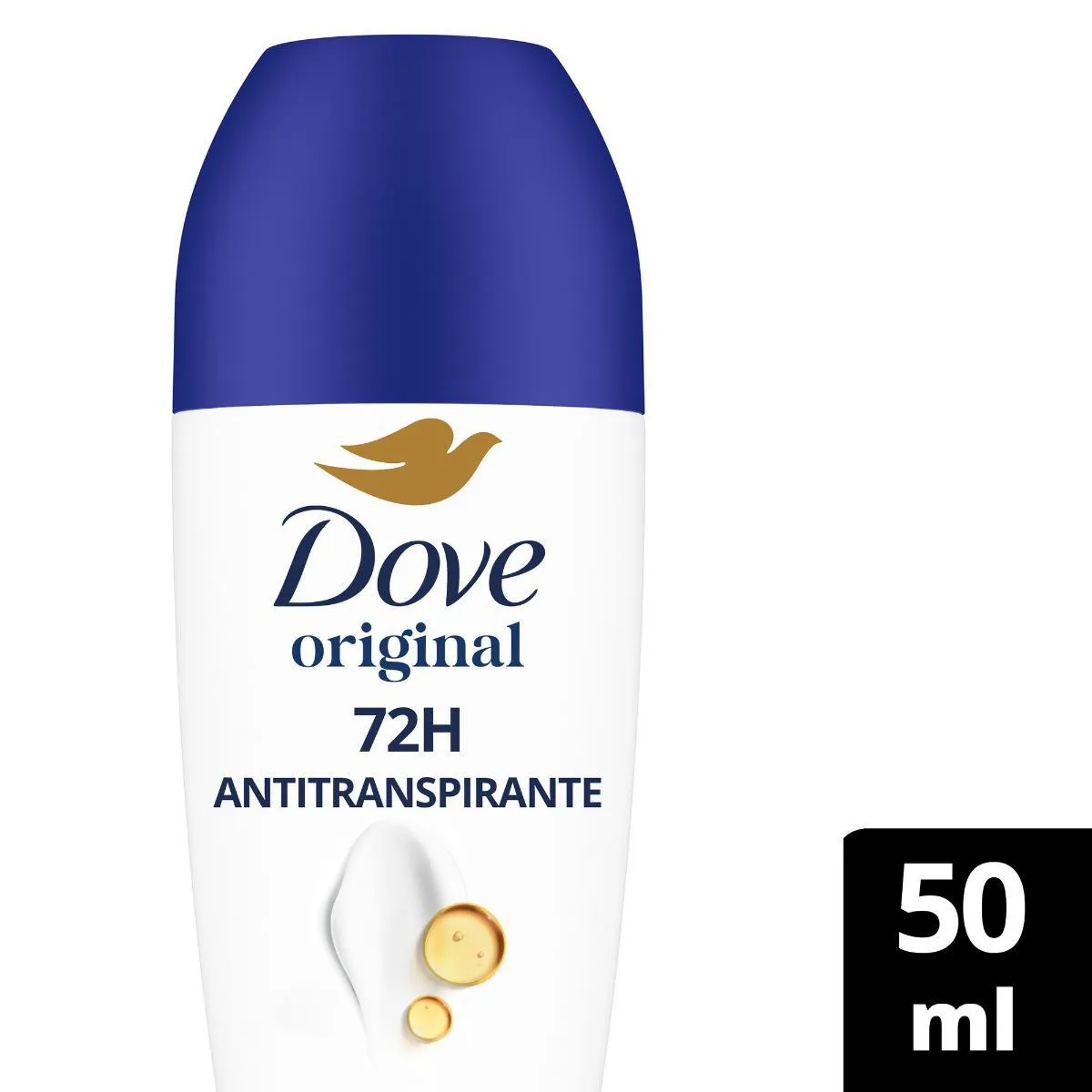 Desodorante Antitranspirante Roll-On Dove Original Feminino Sem Álcool 48h 50ml — Dove | Farmácia Resyla