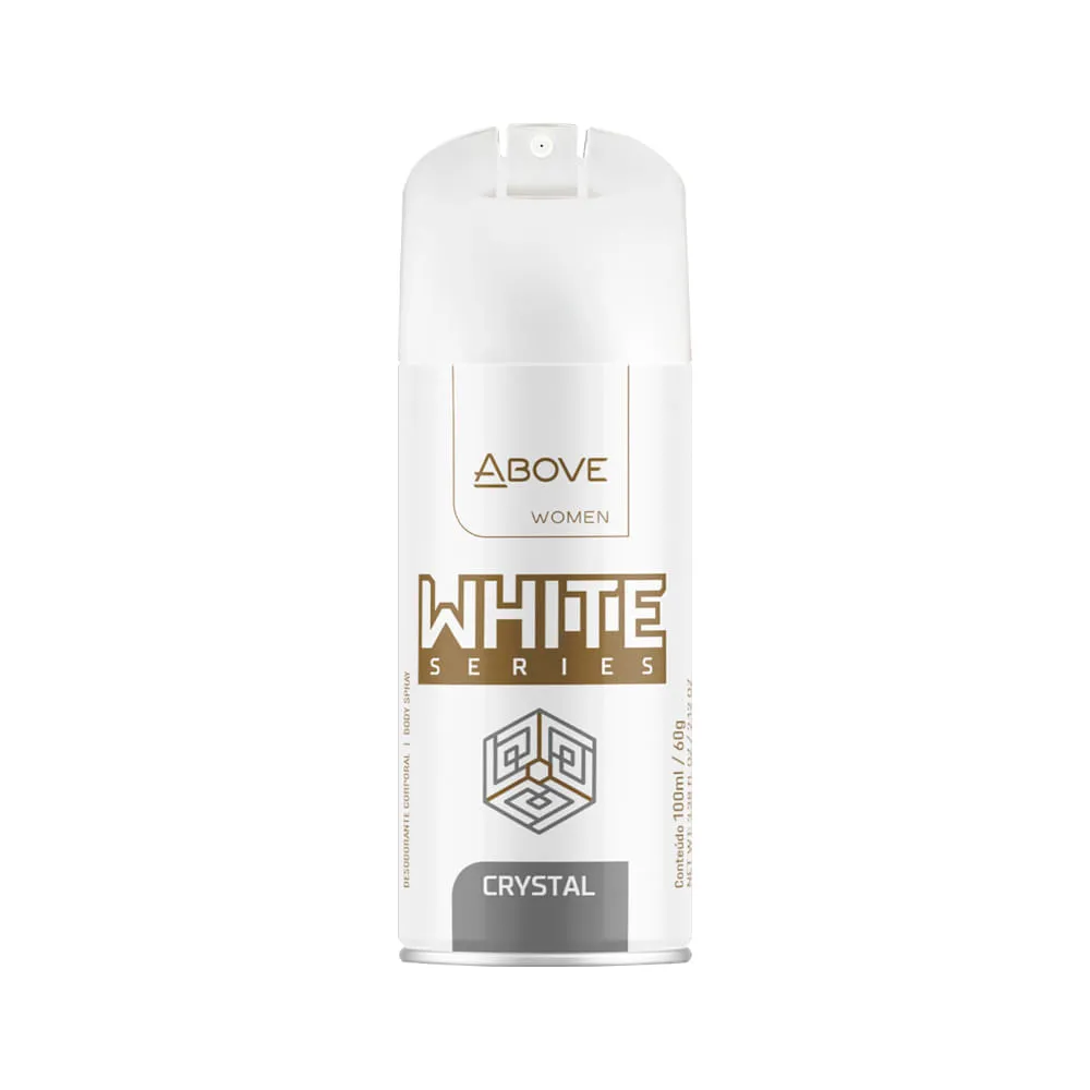 Desodorante Above Feminino White Series 100ml Aerosol Crystal — Above | Farmácia Resyla
