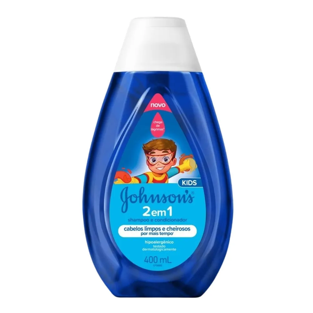 Shampoo E Condicionador Johnson Kids 2em1 400ml — Johnson | Farmácia Resyla