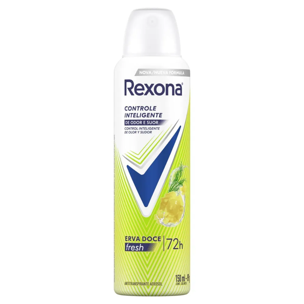 Antitranspirante Aerossol Rexona Erva-doce Fresh 150ml — Rexona | Farmácia Resyla