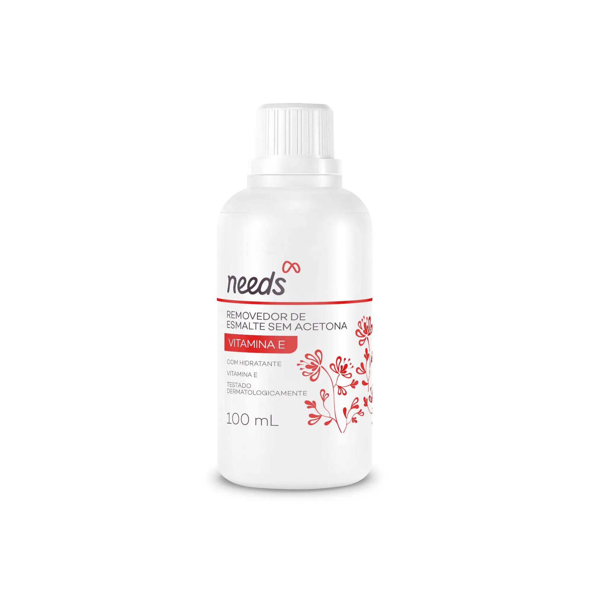 Removedor Needs sem Acetona Vitamina E 100 ml — Needs | Farmácia Resyla