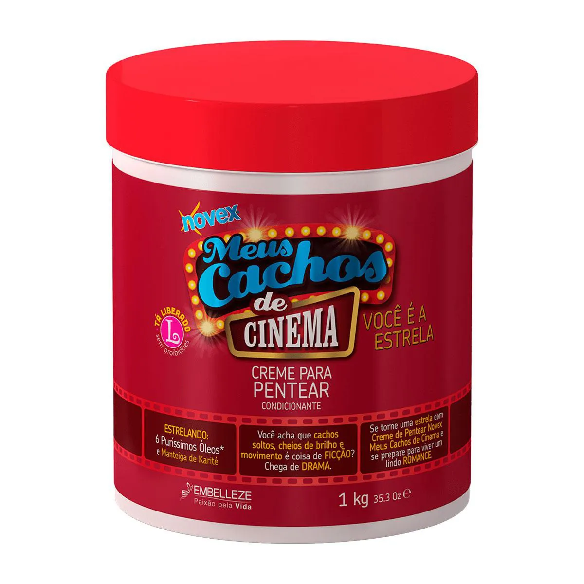 Creme para Pentear Novex Meus Cachos de Cinema 1kg — Novex | Farmácia Resyla