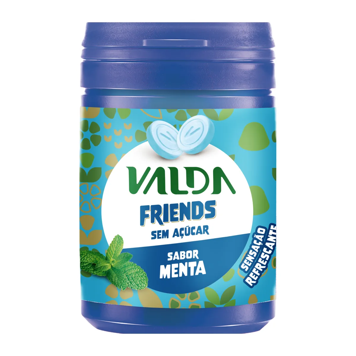 Pastilhas Valda Friends Mentol Sem Açúcar 50g — Valda | Farmácia Resyla